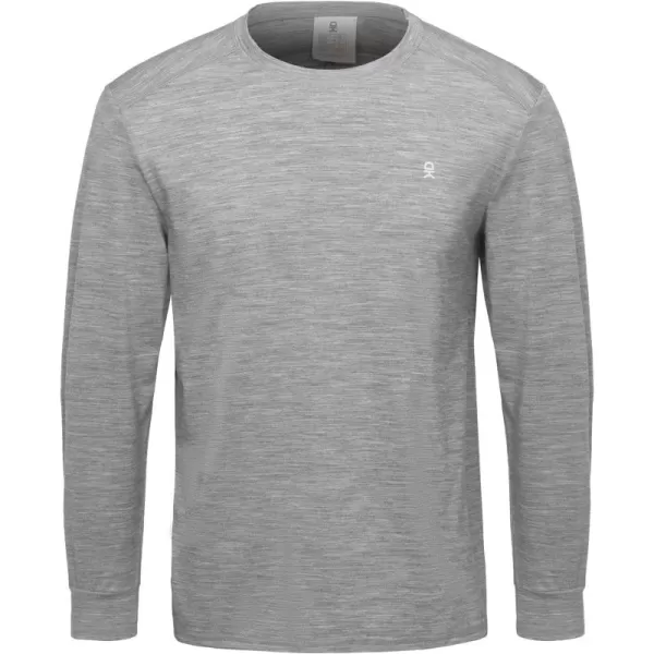 Little Donkey Andy Men's Wool Thermal Underwear, Wicking Base Layer Men Cold Weather