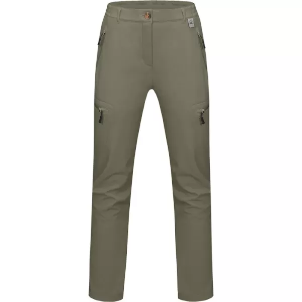 Little Donkey Andy Softshell Fleece Lined Cargo Pants for Women Water Resistance Outdoor Hiking Tactical Trousers