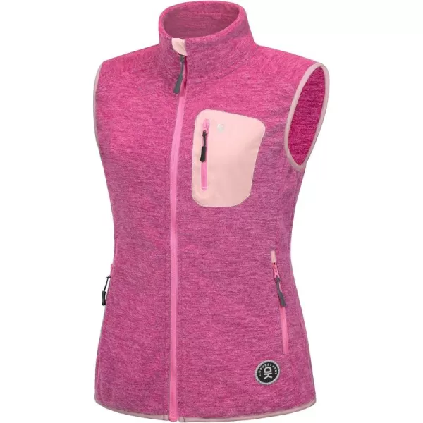 Little Donkey Andy Women's Fleece Vest Full Zip Sweater,Lightweight Warm Sleeveless Jacket for Hiking Golf