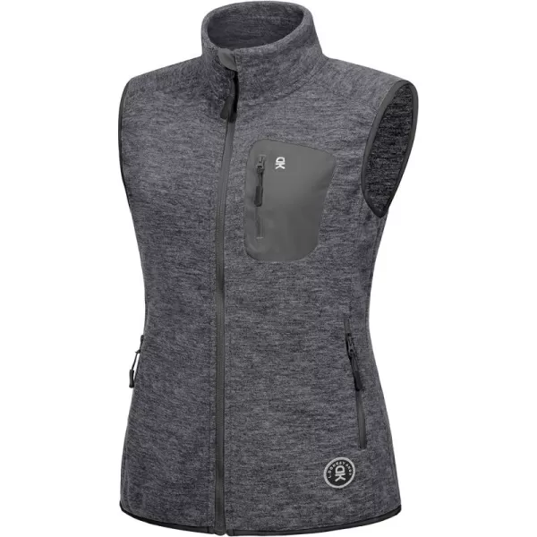 Little Donkey Andy Women's Fleece Vest Full Zip Sweater,Lightweight Warm Sleeveless Jacket for Hiking Golf
