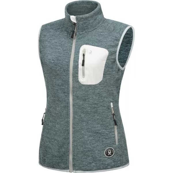 Little Donkey Andy Women's Fleece Vest Full Zip Sweater,Lightweight Warm Sleeveless Jacket for Hiking Golf