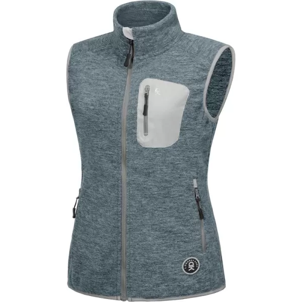 Little Donkey Andy Women's Fleece Vest Full Zip Sweater,Lightweight Warm Sleeveless Jacket for Hiking Golf