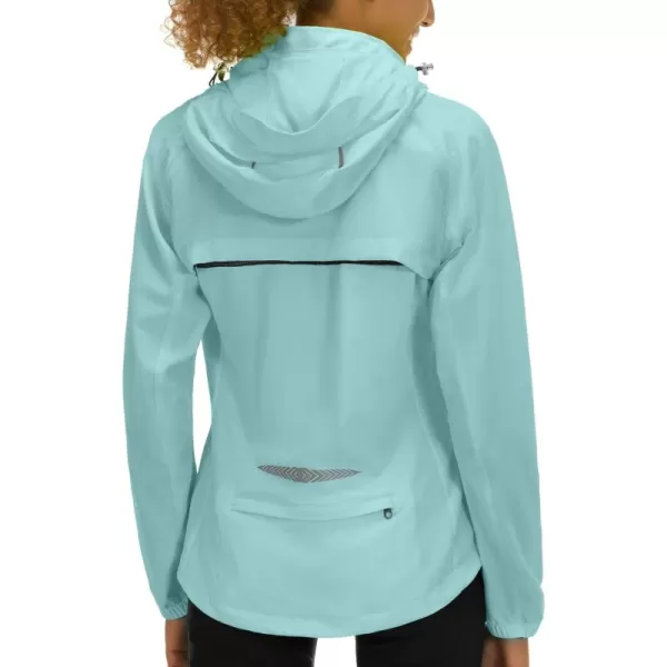 Little Donkey Andy Women's Quick-Dry Running Jacket UPF 50+ Cycling Jacket with Detachable Sleeves and Hood