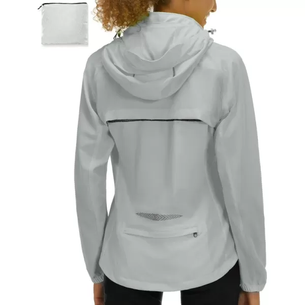 Little Donkey Andy Women's Quick-Dry Running Jacket UPF 50+ Cycling Jacket with Detachable Sleeves and Hood