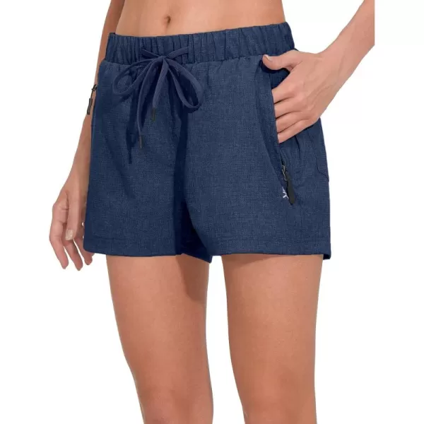 Little Donkey Andy Women's Quick Dry Running Shorts, 3 Inch Breathable Golf Hiking Athletic Shorts with Liner, Air Hole Tech