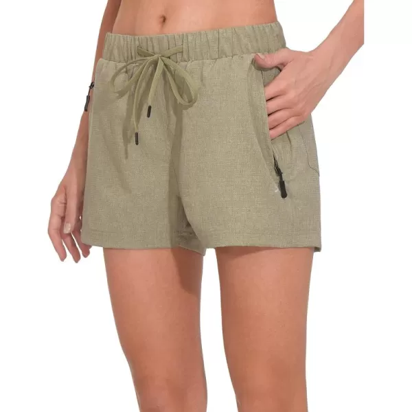 Little Donkey Andy Women's Quick Dry Running Shorts, 3 Inch Breathable Golf Hiking Athletic Shorts with Liner, Air Hole Tech