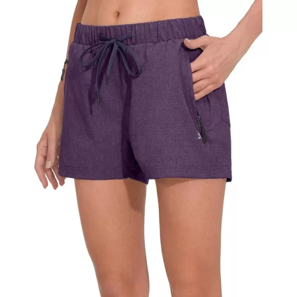 Little Donkey Andy Women's Quick Dry Running Shorts, 3 Inch Breathable Golf Hiking Athletic Shorts with Liner, Air Hole Tech