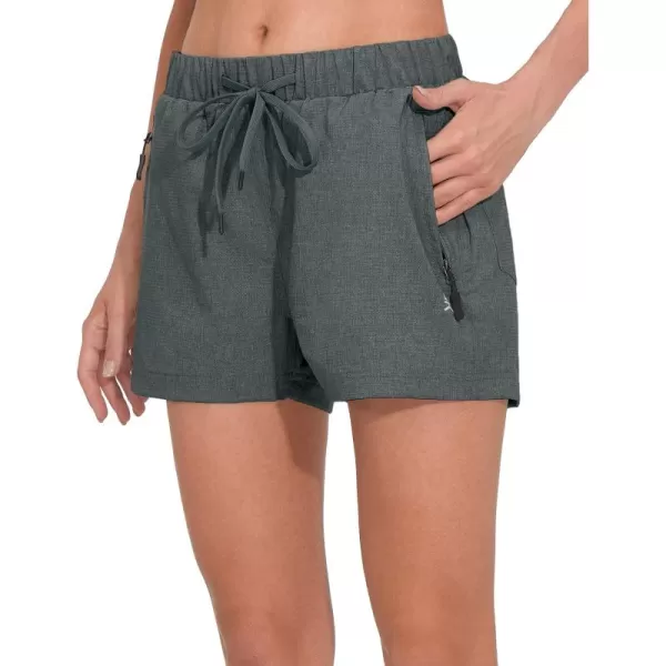 Little Donkey Andy Women's Quick Dry Running Shorts, 3 Inch Breathable Golf Hiking Athletic Shorts with Liner, Air Hole Tech