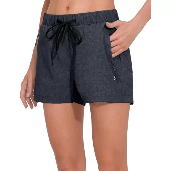 Little Donkey Andy Women's Quick Dry Running Shorts, 3 Inch Breathable Golf Hiking Athletic Shorts with Liner, Air Hole Tech