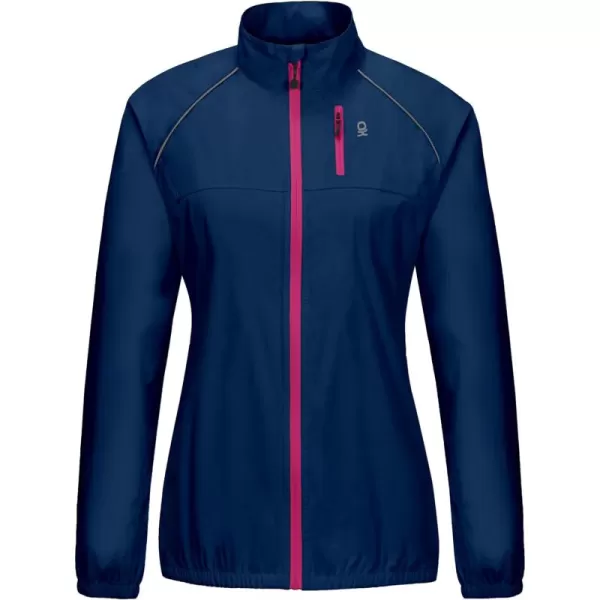 Little Donkey Andy Women's Rain Cycling Stretch Jacket with Hood, Windproof and Waterproof, Ultralight Packable