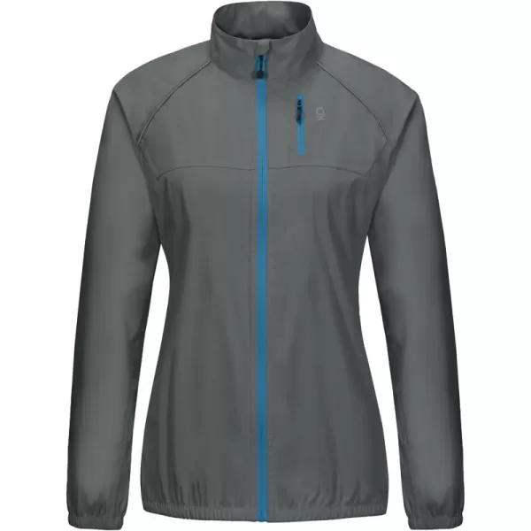 Little Donkey Andy Women's Rain Cycling Stretch Jacket with Hood, Windproof and Waterproof, Ultralight Packable