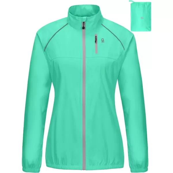 Little Donkey Andy Women's Rain Cycling Stretch Jacket with Hood, Windproof and Waterproof, Ultralight Packable