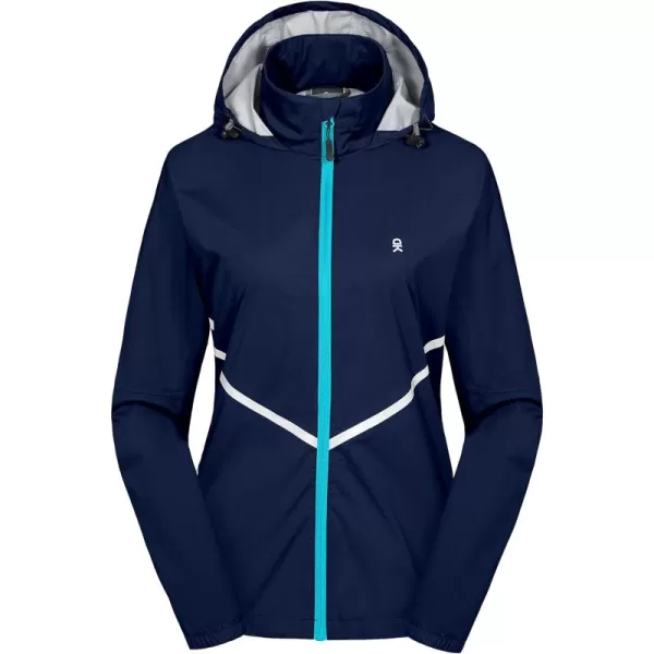 Little Donkey Andy Women's Waterproof Cyling Jackets Rain Running Coats Lightweight Windproof Packable