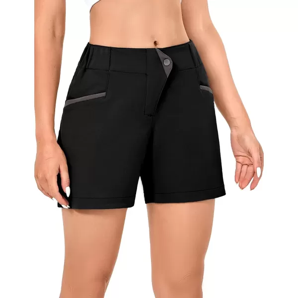Little Donkey Andy 5 Inch Inseam Nylon Shorts for Women Stretch Quick Dry Shorts for Hiking Travel Casual