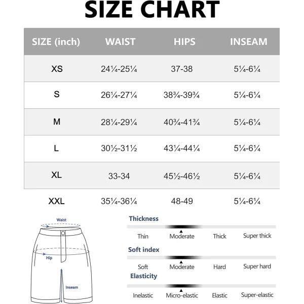 Little Donkey Andy 5 Inch Inseam Nylon Shorts for Women Stretch Quick Dry Shorts for Hiking Travel Casual