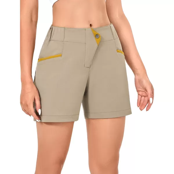 Little Donkey Andy 5 Inch Inseam Nylon Shorts for Women Stretch Quick Dry Shorts for Hiking Travel Casual