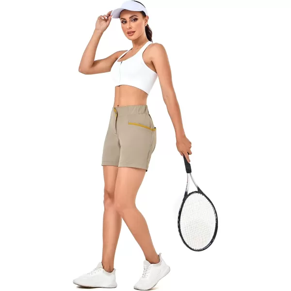 Little Donkey Andy 5 Inch Inseam Nylon Shorts for Women Stretch Quick Dry Shorts for Hiking Travel Casual