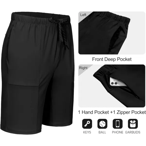 Little Donkey Andy Men's 10 Inch Quick Dry Cargo Shorts Stretch Lightweight Outdoor Hiking Shorts UPF 50