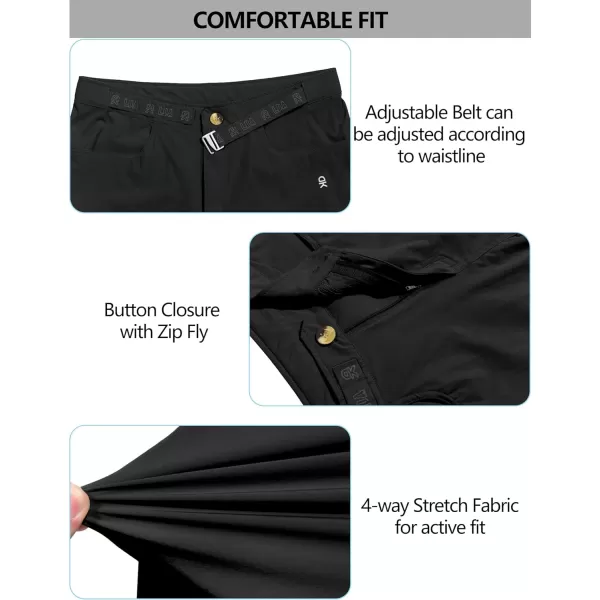 Little Donkey Andy Men's 10 Inch Quick Dry Cargo Shorts Stretch Lightweight Outdoor Hiking Shorts UPF 50