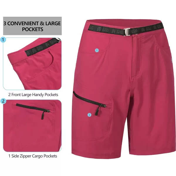 Little Donkey Andy Men's 10 Inch Quick Dry Cargo Shorts Stretch Lightweight Outdoor Hiking Shorts UPF 50