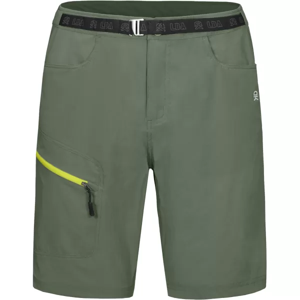 Little Donkey Andy Men's 10 Inch Quick Dry Cargo Shorts Stretch Lightweight Outdoor Hiking Shorts UPF 50