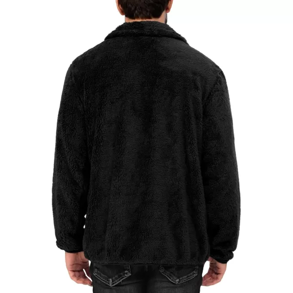 Little Donkey Andy Men's Fleece Jacket, Full Zip Insulation Winter Coat Long Sleeve
