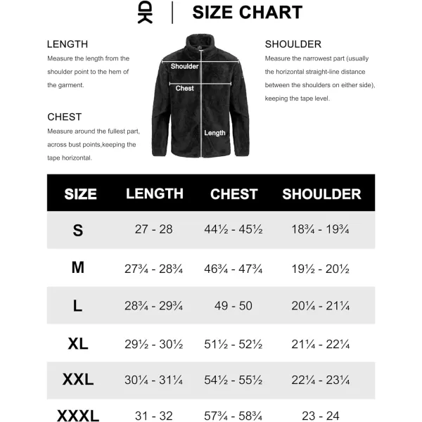 Little Donkey Andy Men's Fleece Jacket, Full Zip Insulation Winter Coat Long Sleeve