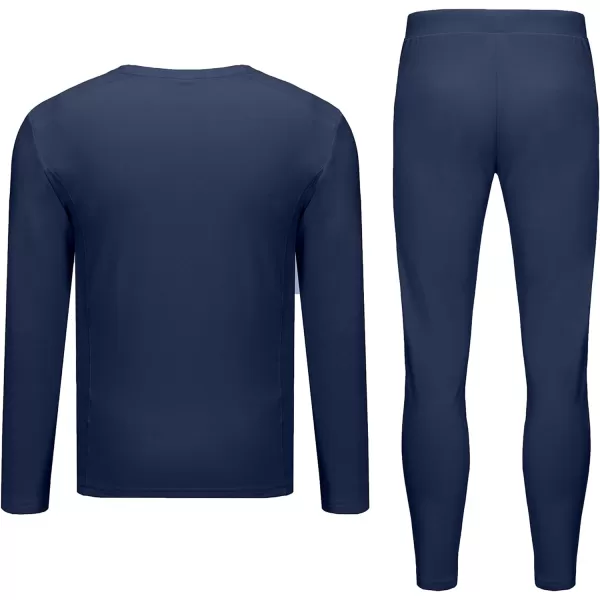 Little Donkey Andy Men's Fleece Lined Thermals Underwear Base Layer Set Long Johns Top Bottom Cold Weather