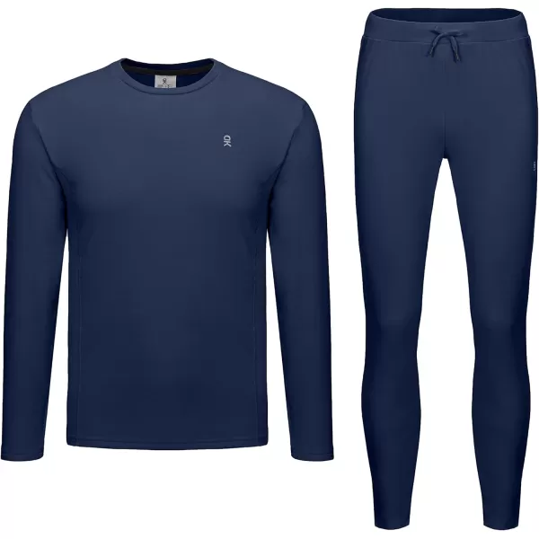 Little Donkey Andy Men's Fleece Lined Thermals Underwear Base Layer Set Long Johns Top Bottom Cold Weather