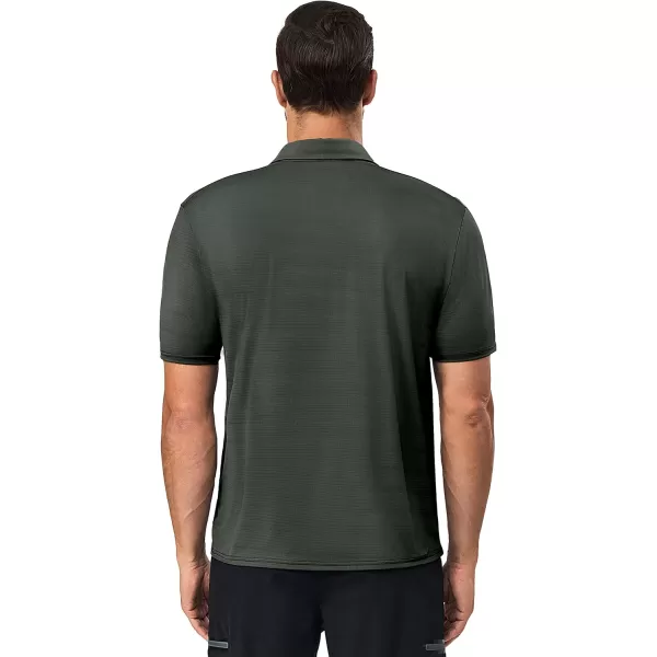 Little Donkey Andy Men's Golf Short Sleeve Polo Shirt with Quick Dry Stretch