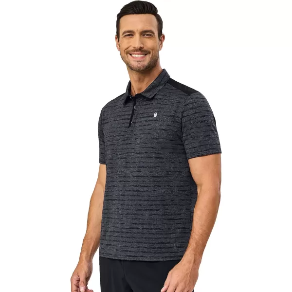Little Donkey Andy Men's Golf Short Sleeve Polo Shirt with Quick Dry Stretch