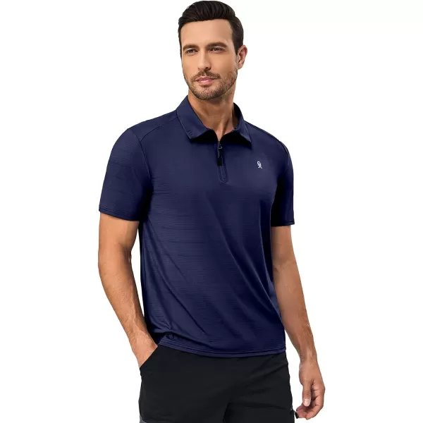 Little Donkey Andy Men's Golf Short Sleeve Polo Shirt with Quick Dry Stretch