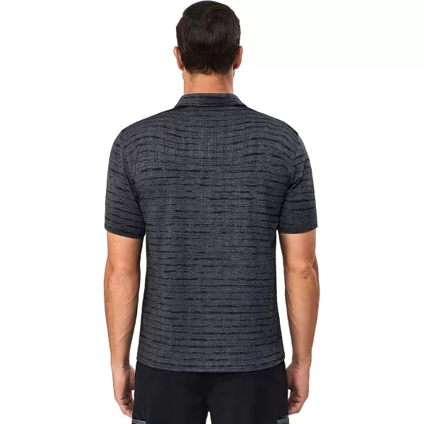 Little Donkey Andy Men's Golf Short Sleeve Polo Shirt with Quick Dry Stretch