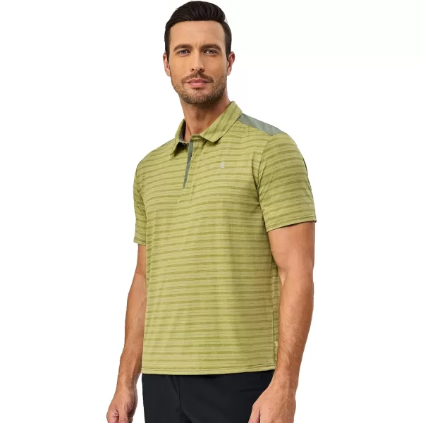 Little Donkey Andy Men's Golf Short Sleeve Polo Shirt with Quick Dry Stretch