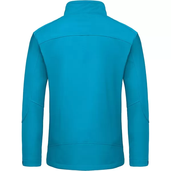 Little Donkey Andy Men's Lightweight Full Zip Softshell Jacket Long Sleeve Soft Fleece Coat for Hiking Golf