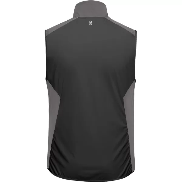 Little Donkey Andy Men's Lightweight Golf Vest,Windproof Softshell Vests Outerwear, Sleeveless Jacket for Running Hiking