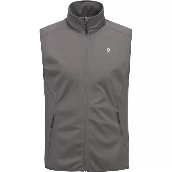 Little Donkey Andy Men's Lightweight Golf Vest,Windproof Softshell Vests Outerwear, Sleeveless Jacket for Running Hiking