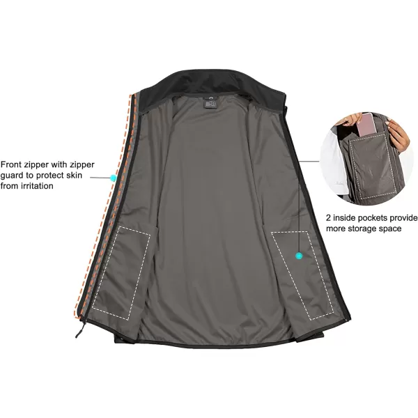 Little Donkey Andy Men's Lightweight Golf Vest,Windproof Softshell Vests Outerwear, Sleeveless Jacket for Running Hiking