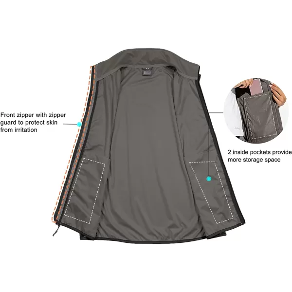 Little Donkey Andy Men's Lightweight Golf Vest,Windproof Softshell Vests Outerwear, Sleeveless Jacket for Running Hiking