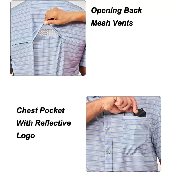 Little Donkey Andy Men's Lightweight Quick Dry Breathable Shirts for Golf Hiking Casual UPF50