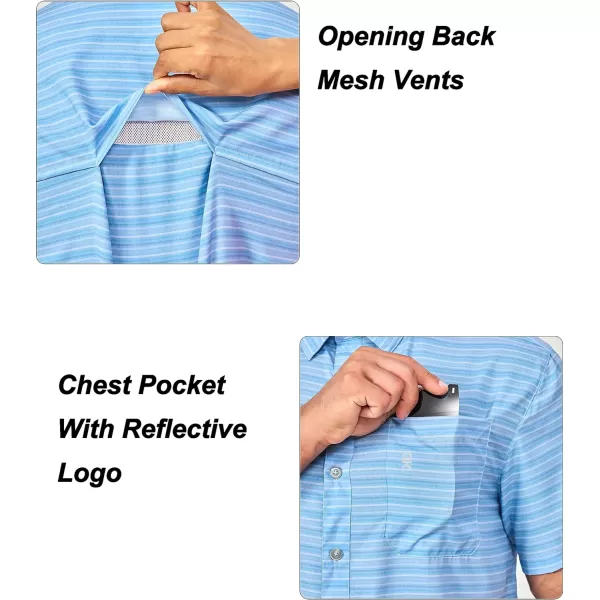 Little Donkey Andy Men's Lightweight Quick Dry Breathable Shirts for Golf Hiking Casual UPF50
