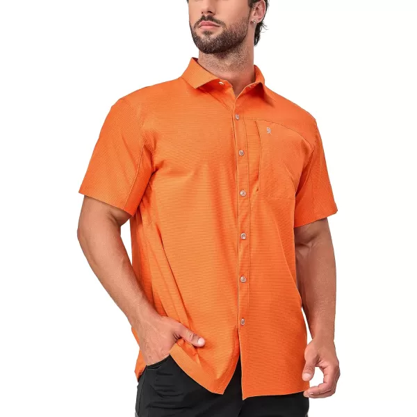 Little Donkey Andy Men's Lightweight Quick Dry Button Down Shirts for Golf Hiking Casual Breathable UPF50
