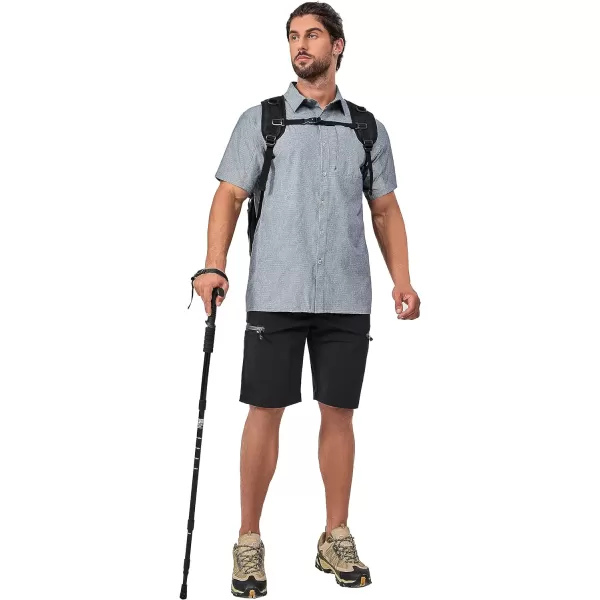 Little Donkey Andy Men's Lightweight Quick Dry Button Down Shirts for Golf Hiking Casual Breathable UPF50