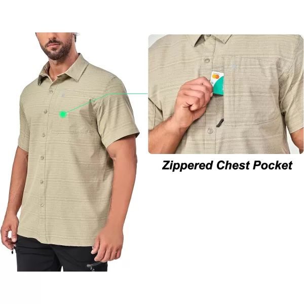 Little Donkey Andy Men's Lightweight Quick Dry Button Down Shirts for Golf Hiking Casual Breathable UPF50