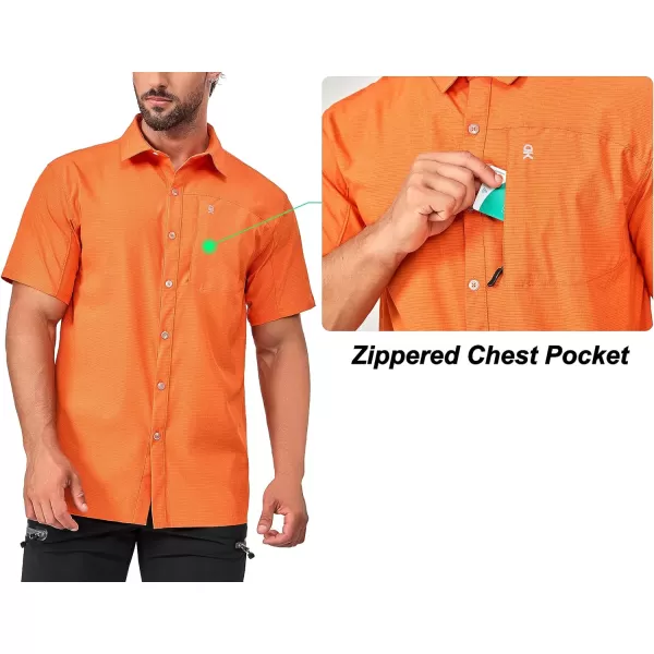 Little Donkey Andy Men's Lightweight Quick Dry Button Down Shirts for Golf Hiking Casual Breathable UPF50