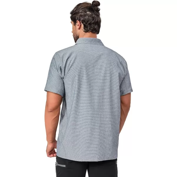 Little Donkey Andy Men's Lightweight Quick Dry Button Down Shirts for Golf Hiking Casual Breathable UPF50