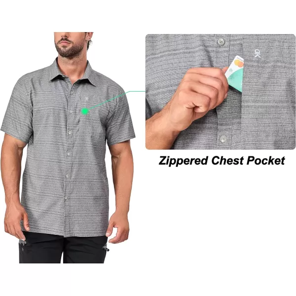 Little Donkey Andy Men's Lightweight Quick Dry Button Down Shirts for Golf Hiking Casual Breathable UPF50