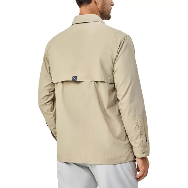 Little Donkey Andy Men's Lightweight Quick Dry Shirts for Hiking Travel Fishing Long Sleeve UPF50 Cargo Pockets