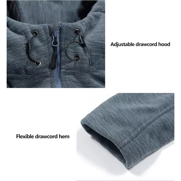 Little Donkey Andy Men's Polar Warm Fleece Jackets for Hiking Travel Casual Winter