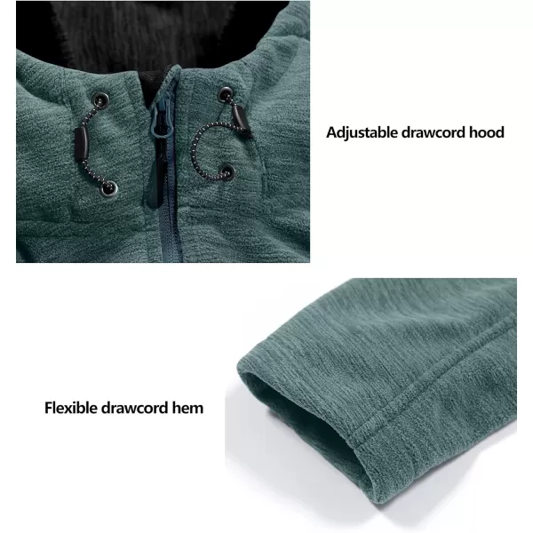 Little Donkey Andy Men's Polar Warm Fleece Jackets for Hiking Travel Casual Winter